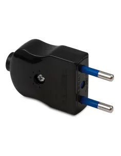 Master 05010 compact 2-pole 10a black plug